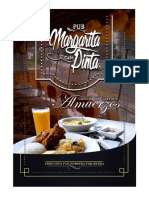 Menu Margarita Pinta)