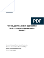 Tecnologia para Las Decisiones - Semana 2 - Respuesta - Ricardo Fuentes Rios