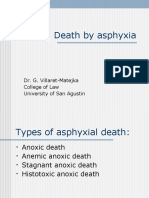 Death by Asphyxia: Dr. G. Villaret-Matejka College of Law University of San Agustin