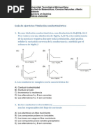 Guia de Ejercicios Titulacion Conductimetrica