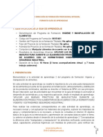 Guia de Aprendizaje 2 Manipulacion de Alimentos