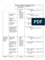 Drug Therapy Assessment Worksheet (Dtaw)