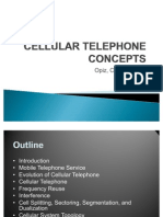 Cellular Telephone Concepts