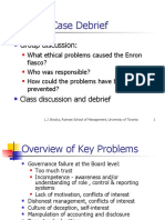 Enron Case Debrief: Group Discussion