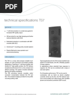 Technical Specifications TS7: General