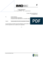 Circular Letter No.4232-Add.16 - Communication From The Government of Ukraine (Secretariat)