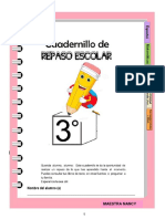 3° Cuadernillo de Repaso Escolar