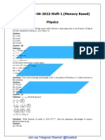 JEE Main 2022 Question Paper With Solutions 28 June Morning Shift