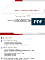 Curs 2 - Semnale S I Sisteme Discrete In Timp: Prof - Dr.ing. Corneliu RUSU