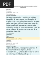 Examen Final de Módulo Estrategia - Objetivos, Proceso Estratégico y Formulación