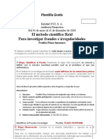 Plantilla para Investigacion de Fraudes en Recursos Humanos