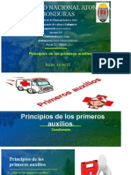 Principios de Los Primeros Auxilios