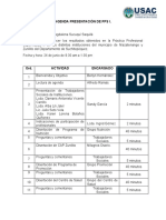 Agenda de PPS I 2022