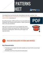 3 Chart Patterns Cheat Sheet