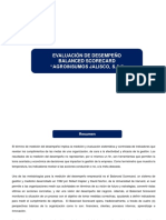 Balance Scorecard - Desempeño Financiero