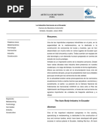 La Industria Carrocera en El Ecuador