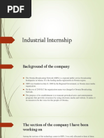 Internship Presentation Slide