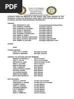 JOINT RESOLUTIONs SCHOOL YEAR 2022-2023