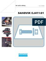 SANDVIK CJ411:01: Wear Parts Catalog