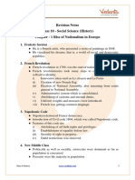 CBSE Class 10 History Chapter 1 Notes - The Rise of Nationalism in Europe