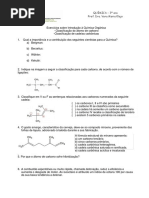 1-Exerccios Introduo Qumica Orgnica