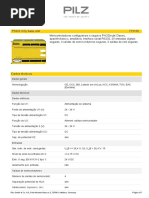 Pnoz M1P Base Unit 773100: Pilz GMBH & Co. KG, Felix-Wankel-Strasse 2, 73760 Ostfildern, Germany Página 1/7