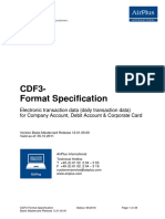 Airplus CDF3 Technical Specs