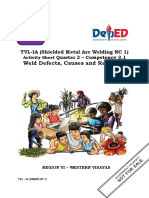 Weld Defects, Causes and Remedies: TVL-IA (Shielded Metal Arc Welding NC 1)