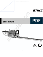 STIHL HS 46, 56: Instruction Manual Notice D'emploi