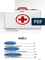 Protocolo de Primeros Auxilios en El Contexto Escolar