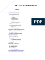 Formulación y Evaluacion de Proyectos