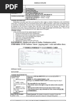 Badminton Syllabus