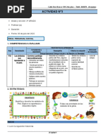 3° Grado - Actividad Del Dia 06 de Julio