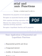 M18 Exponential and Logarithmic Functions