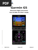 Garmin G5: Electronic Flight Instrument Part 23 AML STC Pilot's Guide