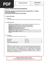 Design and Manufacturing Guidelines