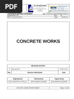 Concrete Works: Concrete Method Statement No. Cfc/Dtc/Ca007/St/Mst/200017