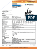 Catalogo de Transductores de Presion