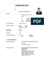 Curriculum Vitae: I.-Datos Personales