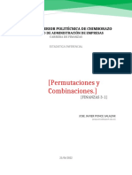 Permutaciones y Combinaciones