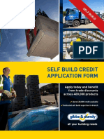 Self Build Credit Application Form