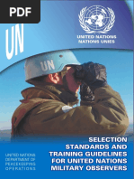 ENG - UN - Guide For Military Observers