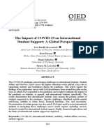 The Impact of COVID-19 On International Student Support: A Global Perspective