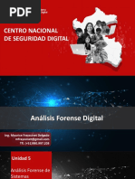 Unidad 5. Análisis Forense de Sistemas Operativos