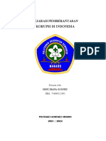 Makalah SEJARAH PEMBERANTASAN KORUPSI DI INDONESIA