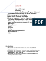 Guidelines For Practical File 1