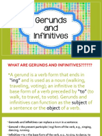 Gerunds and Infinitives