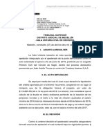 TSM - Auto. Mandamiento de Pago Equivocado - Debe Respetarse La Orden de Pago, Así Contraríe La Sentencia Del Proceso de Condena, Si No Se Impugnó.