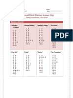 Advanced Short Stories Answer Key