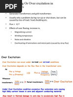 Magnetizing Current - Winding Temperature - Noise and Vibration - Overheating of Laminations and Metal Parts (Caused by Stray Flux)